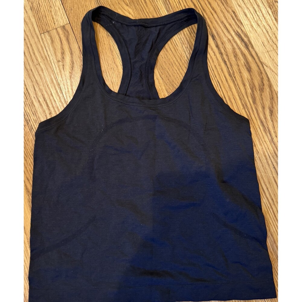 Womens Lululemon Black Align Racerback Tank Top Size 8